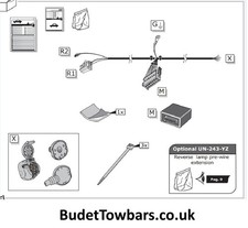 Mercedes C Class Towbar Wiring Estate Sep 2014 - Jun 2018 7 Pin DEDICATED VSK