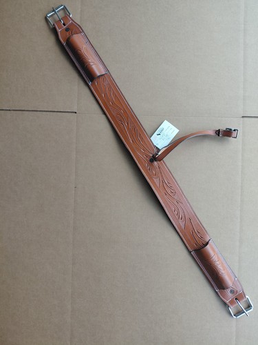Western leather rear cinch - western,
