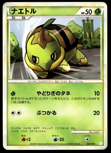 Japanese pokemon turtwig - pokemon,