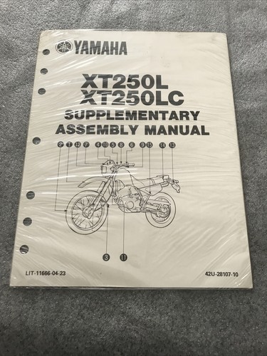 Yamaha xt250l xt250lc - yamaha,