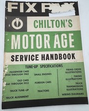 Chilton’s Motor Age Fix Fax