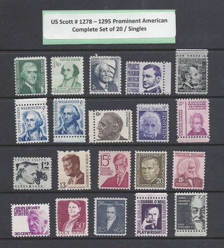 Scott 1278 1295 - us,