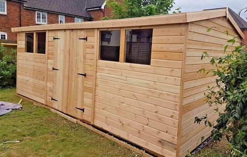 Wooden garden shed - garden, shiplap