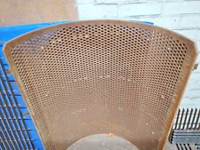 Mild Steel Metal Plate Curved Mesh/Screen 1000mm x 750mm x 10mm thick 10mm Holes