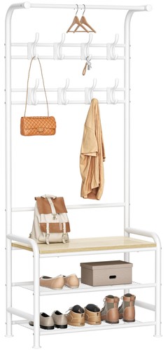 Coat rack with - with, shoe