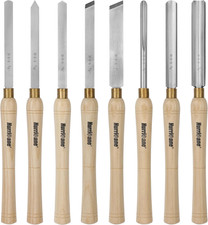 8-Piece HSS Wood Lathe Chisel