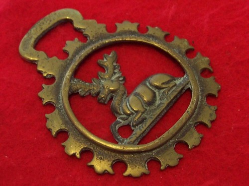 Antique cast horse brass a - of,
