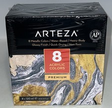 Arteza Acrylic Paint, Set of 8