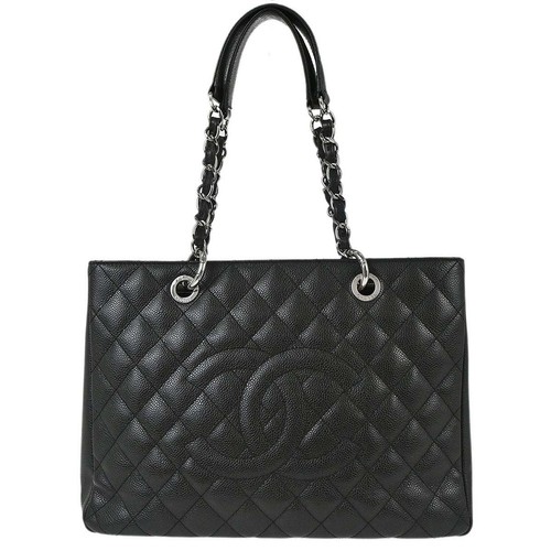 Chanel black calfskin - chanel, grand