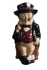 Mr Pickwick Toby Jug. Roy Kirkham Staffordshire. Hand Painted Dickens Character