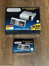 Nintendo Classic Mini NES Console Plus Extra Classic Mini Controller - Brand New