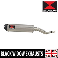 RV 125 RV 200 VAN VAN Exhaust Silencer Kit 400mm Oval Stainless Carbon Tip 400ST