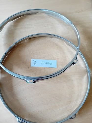 Pair inch drum - of, hoops,