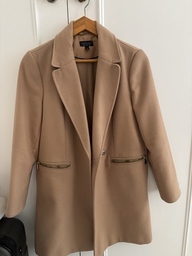 Topshop camel coat size good - topshop,