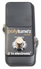tc electronic POLYTUNE 2 NOIR Pedal 7109 Tested & Works