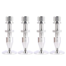 Silver loudspeaker box spikes - silver,
