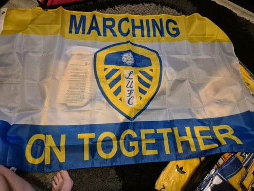 Leeds united football flag - united,