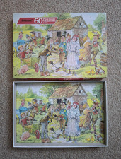 Vintage Marks And Spencer 60 Piece Worzel Gummidge Jigsaw Puzzle COMPLETE