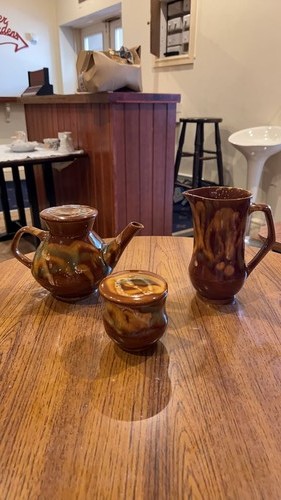 Vintage drip glaze - glaze, set