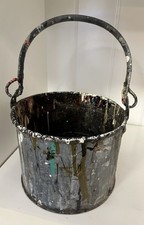 Vintage Painter Decorator’s Paint Kettle Bucket