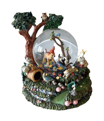 Disney bambi snowglobe - snowglobe, musical