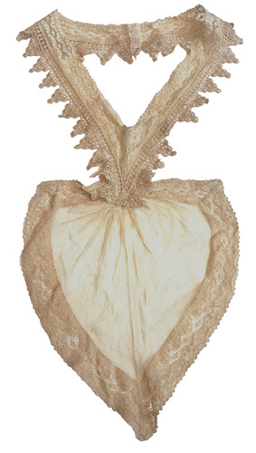 Handmade creamy lace - handmade, jabot