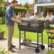 Charcoal Barbecue Grill with 2