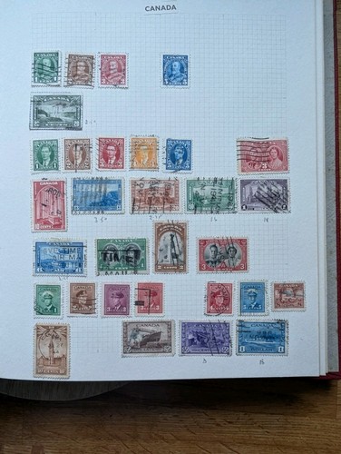 Canada stamps two album - stamps,