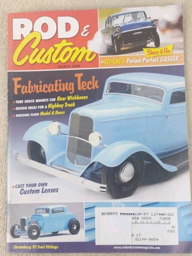 March 2008 rod custom - rod,