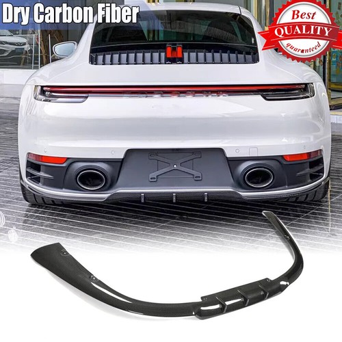 Dry carbon fiber rear bumper - carbon,