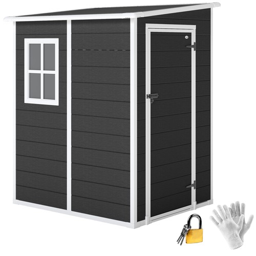 Outsunny lean garden shed - lean,