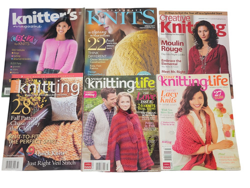Knitting magazines lot - magazines,
