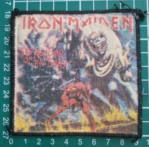 Vintage iron maiden - iron, number