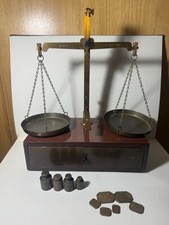 Antique Brass Balance Scale