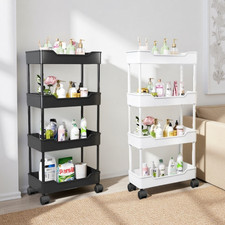 3/4-Tier Rolling Trolley with