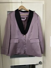 Ladies purple jacket black