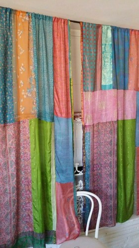 Indian old sari - 2, pc