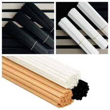 Fibre Reed Diffuser Replacement Stcks 20cm 3/4/5mm Black/White 10/20/40/5 pieces