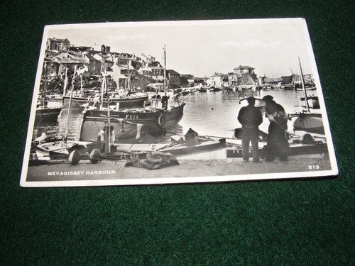 Vintage postcard mevagissey - vintage,