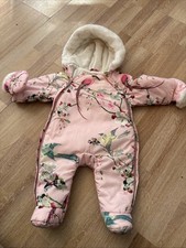 Ted Baker Baby Girl Snowsuit Age 0 - 3 Months