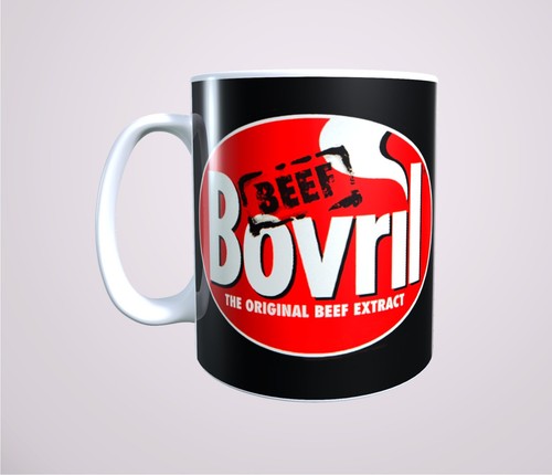 Personalised bovril mug - bovril, funny