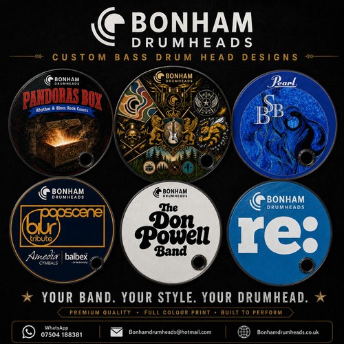Custom bass drum - head, 18