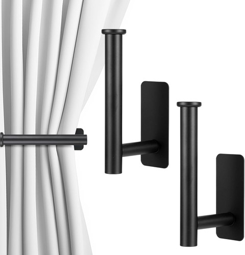 Pack black curtain tie - 2-pack,