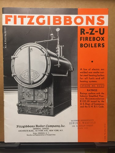 Vtg fitzgibbons boiler - vtg, co
