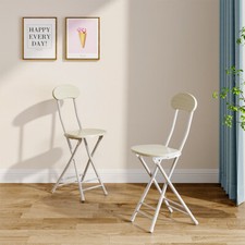 2pcs Wooden Folding Chair