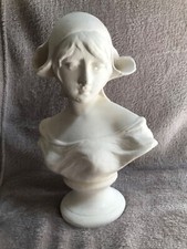 Vintage Plaster Womens Head
