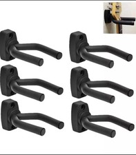 6 Packs Guitar Wall Mount Hanger Guitar Wall Hangers Hook Bracket Holder Guitar
