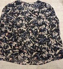 M&S per  Una  Blouse Top Size