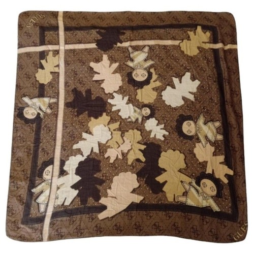 Guess monogram silk scarf - silk,