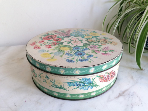 Vintage floral peek frean co - floral,